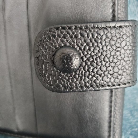 CHANEL PRICE DROP CC Monogram Bifold Wallet Black Caviar - Picture 4 of 10